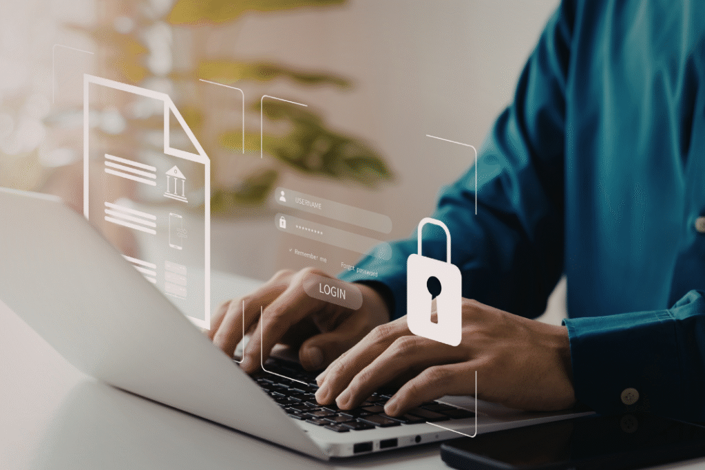 Secure login interface representing a Student Information System (SIS) managing student data in higher education.
